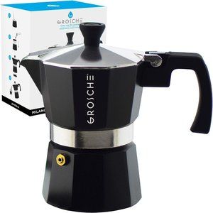 NEW  GROSCHE Milano Stovetop Espresso Maker Moka pot 1 espresso Cup